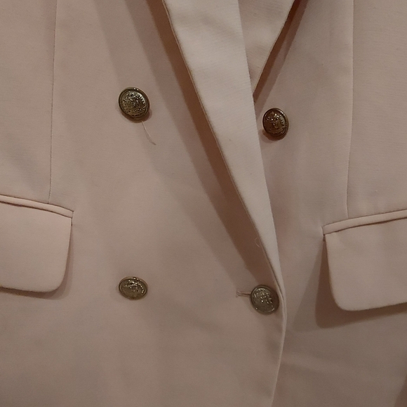 H&M Light Pink Double Breasted  Blazer - Picture 4 of 6